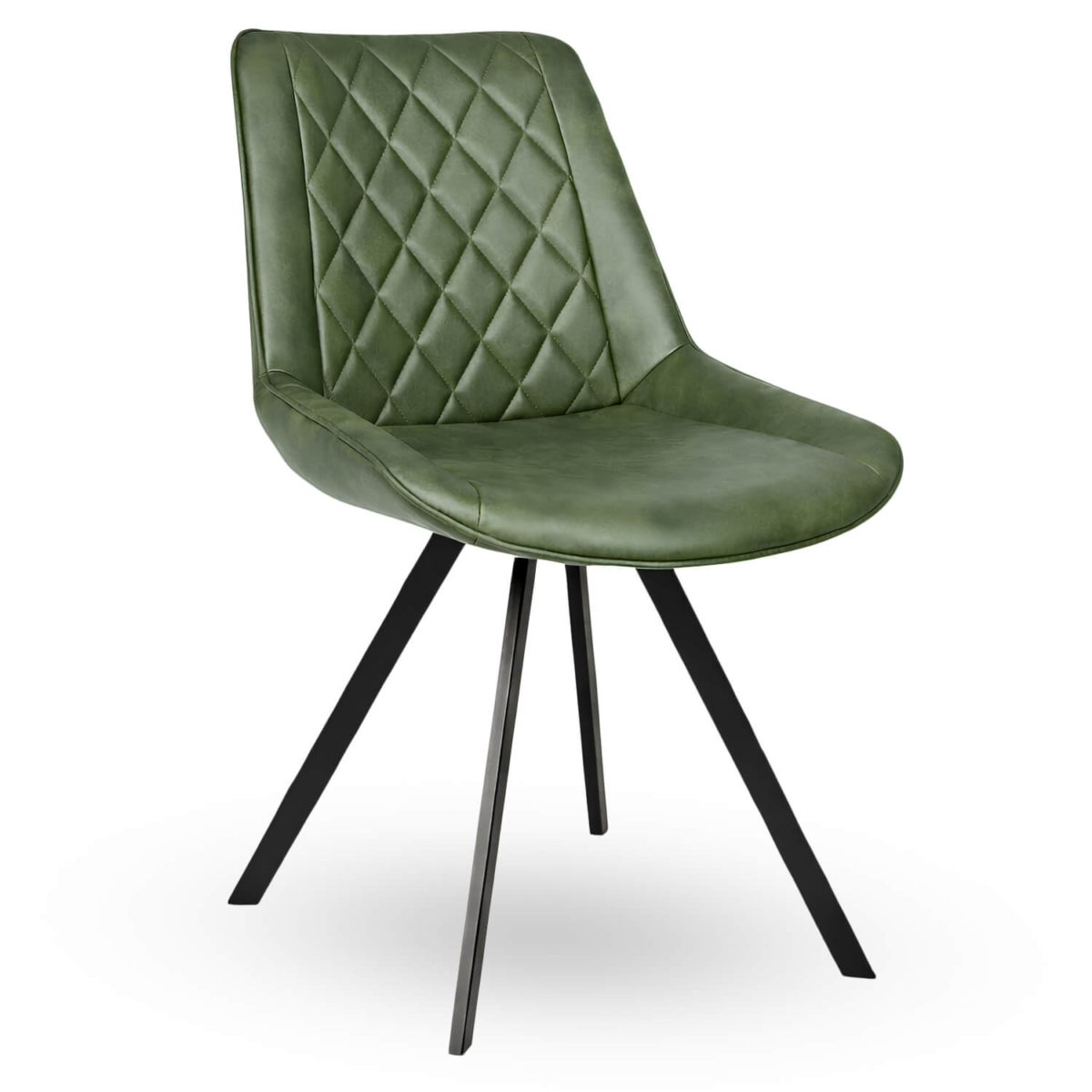 Horeca-Stoel-TES-DIAMOND-Olijf-Vintage-Kunstleer Horeca-Stoel-TES-DIAMOND-Olijf-Vintage-Kunstleer