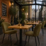 Horeca-Stoel-VINO-mosterd-Elite-Stof