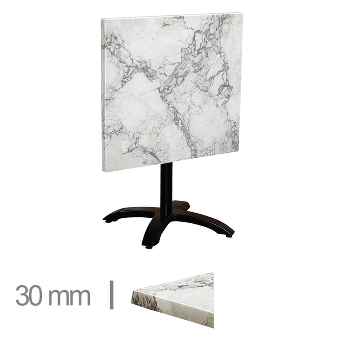 Horeca-Terrastafel-Opklapbaar-Werzalit-DE-Almeria-70×70-cm