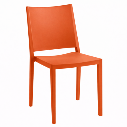Stapelbaar-Horeca-Terrasstoel-Lorena-Oranje