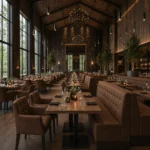 Horeca-Armstoel-DEX-bruin-Microvezel-new