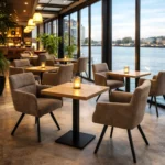 Horeca-Fauteuil-KATE-Stone-Microvezel