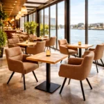 Horeca-Fauteuil-KATE-mocca-Microvezel