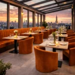 Horeca-Fauteuil-PRAG-cognac-velvet-fluweel