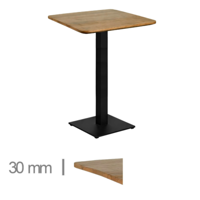 Horeca-Mangohout-Statafel-Met-Onderstel-70x70-Hoogte-113-cm