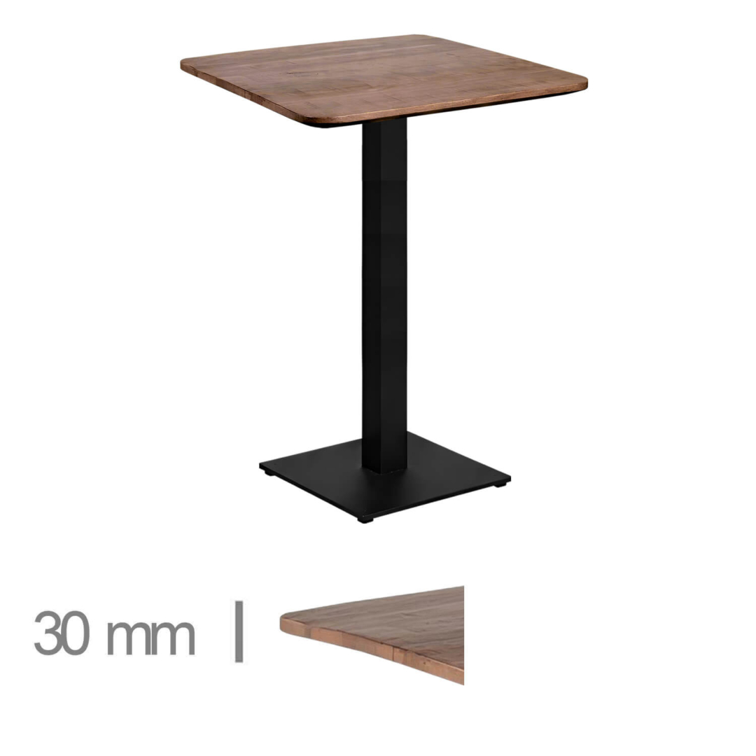 Horeca-Mangohout-Statafel-Met-Onderstel-70x70-Hoogte-113-cm