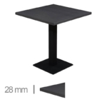 Horeca-Tafel-Madrid-Antraciet-70x70-Cm-Met-Onderstel-28mm