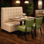 Horeca-Eetbank-ECO-LUNA-creme-stof