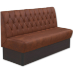 Horeca-Eetbank-CAPITON-Cognac-Microvezel-Met-Gognac-Knopen-160