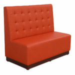 Horeca-Eetbank-ECO-LUNA-Rood-Kunstleer