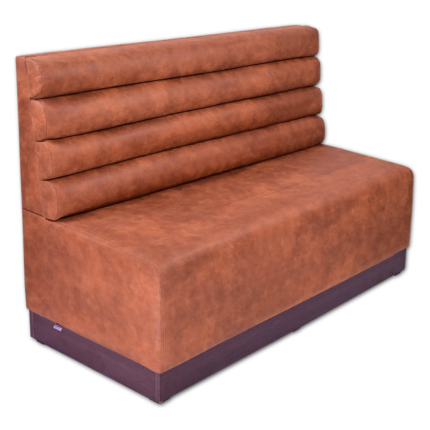 Horeca-Eetbank-Ibiza-Microvezel-Cognac-150-cm