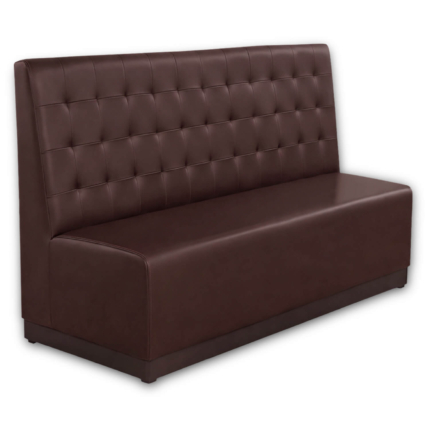 Horeca-Eetbank-Napoli-Kunstleer-Bruin-200-cm