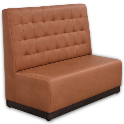 Horeca-Eetbank-Napoli-Kunstleer-Camel-140-cm