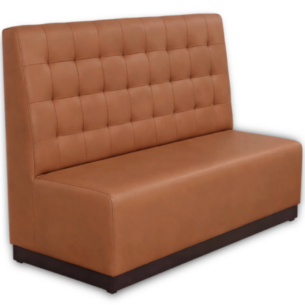 Horeca-Eetbank-Napoli-Kunstleer-Camel-150-cm