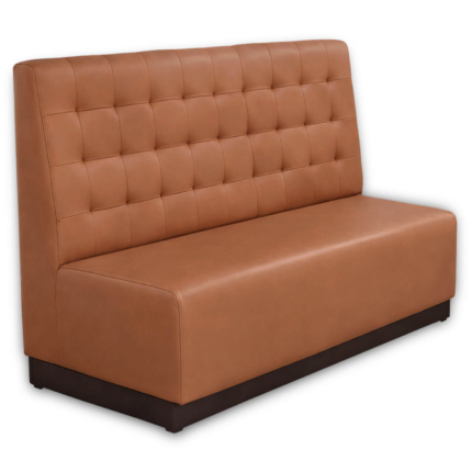 Horeca-Eetbank-Napoli-Kunstleer-Camel-160-cm