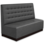 Horeca-Eetbank-Napoli-Kunstleer-Grijs-150-cm