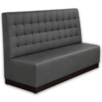 Horeca-Eetbank-Napoli-Kunstleer-Grijs-180-cm