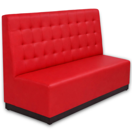 Horeca-Eetbank-Napoli-Kunstleer-Rood-160-cm