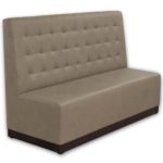 Horeca-Eetbank-Napoli-Kunstleer-Taupe-160-cm