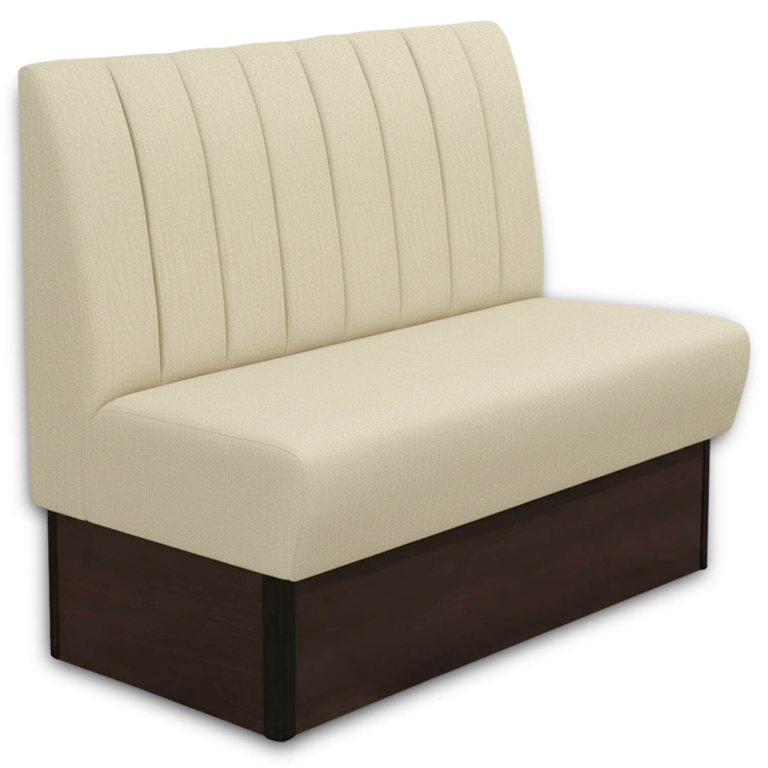 Horeca-Eetbank-SAFRAN-Creme-Stof