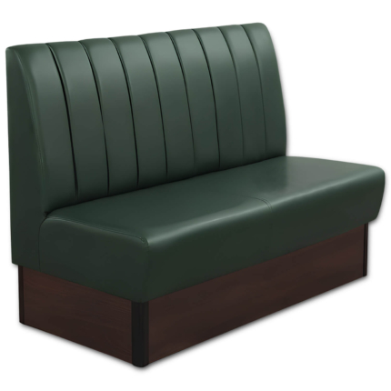 Horeca-Eetbank-SAFRAN-Donker-Groen-Kunstleer-140