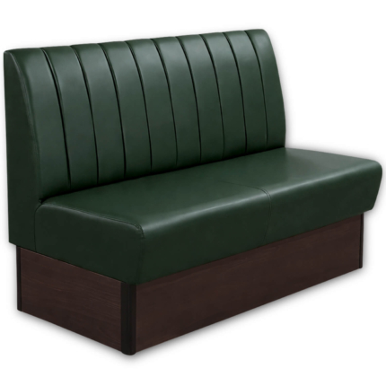 Horeca-Eetbank-SAFRAN-Donker-Groen-Kunstleer-150