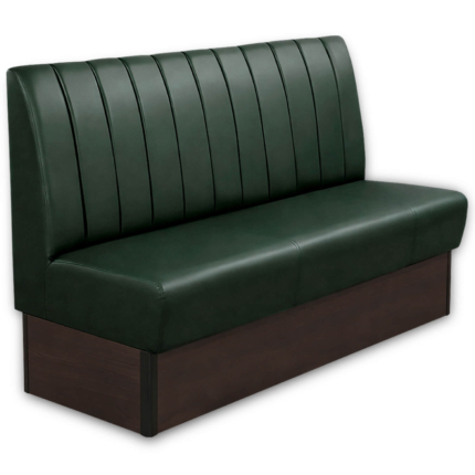 Horeca-Eetbank-SAFRAN-Donker-Groen-Kunstleer-160