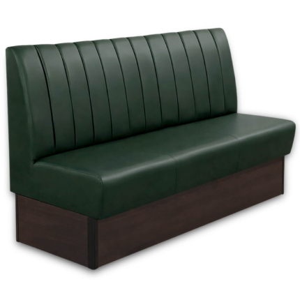 Horeca-Eetbank-SAFRAN-Donker-Groen-Kunstleer-180