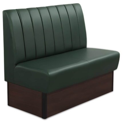 Horeca-Eetbank-SAFRAN-Donker-Groen-Kunstleer