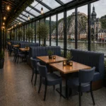 Horeca-Eetbank-SAFRAN-Donkerblauw-Kunstleer-set-5