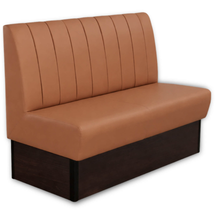 Horeca-Eetbank-Safran-140-cm-Kunstleer-Camel