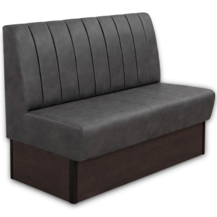 Horeca-Eetbank-Safran-140-cm-Vintage-Microvezel-Antraciet