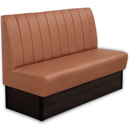 Horeca-Eetbank-Safran-150-cm-Kunstleer-Camel