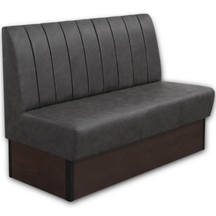 Horeca-Eetbank-Safran-150-cm-Vintage-Microvezel-Antraciet