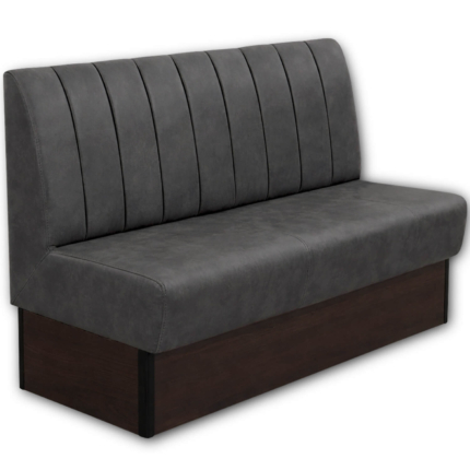 Horeca-Eetbank-Safran-160-cm-Vintage-Microvezel-Antraciet