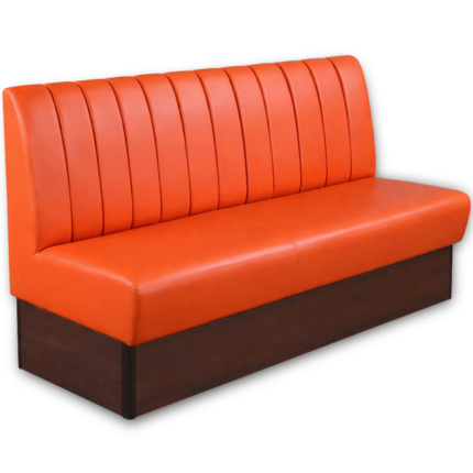 Horeca-Eetbank-Safran-180-cm-Kunstleer-Oranje