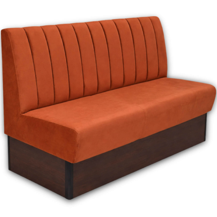 Horeca-Eetbank-Safran-Velvet-Fluweel-Roest-160-cm