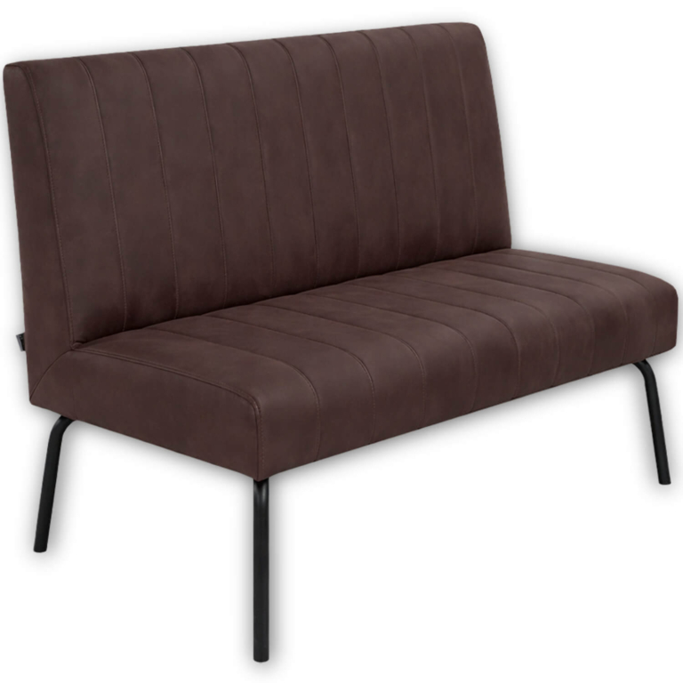 Horeca-Eetbank-Themis-Microvezel-Bruin-120-cm