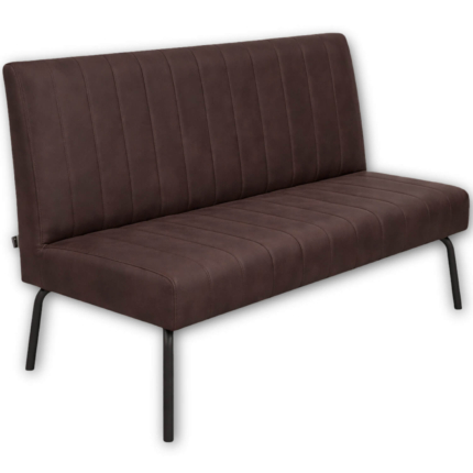 Horeca-Eetbank-Themis-Microvezel-Bruin-150-cm