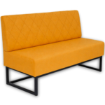 Horeca-Eetbank-Troje-Fluweel-Velvet-Oker-150-cm