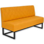 Horeca-Eetbank-Troje-Fluweel-Velvet-Oker-160-cm