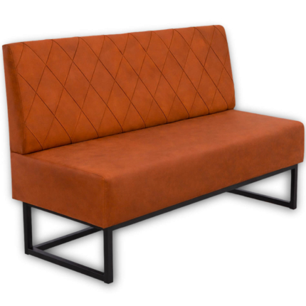 Horeca-Eetbank-Troje-Fluweel-Velvet-Roest-150-cm