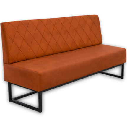 Horeca-Eetbank-Troje-Fluweel-Velvet-Roest-180-cm
