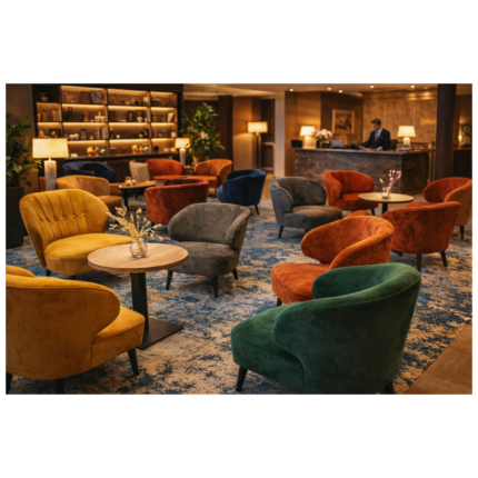 Horeca-Fauteuil-Lounge-Stoel-Set-VELOURA-VelvetFluweel