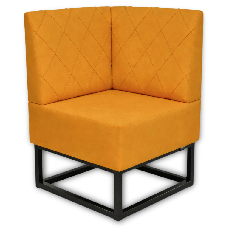 Horeca-Hoek-Eetbank-TROJE-Oker-Kunstleer