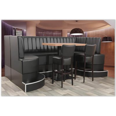 Horeca-Houten-Barstoel-Set-NOCTRA-Zwart-Kunstleer