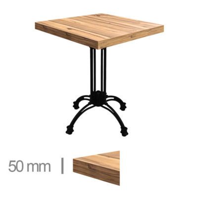 Horeca-Tafel-Met-Onderstel-DUBLIN 302-OAK-60x60 cm