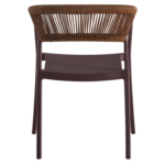 Terrasstoel-CECILE-Armleuning-Stapelbaar-Bruin-Kunststof-Touw-A