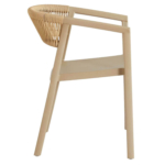 Terrasstoel-CECILE-Armleuning-Stapelbaar-Naturel-Kunststof-Touw-Z