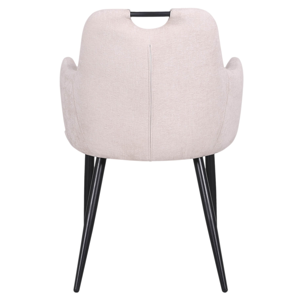 Horeca Armstoel - VICTORIA - Creme Stof - Afbeelding 4